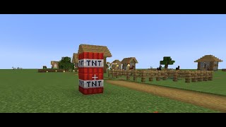 Minecraft  TNT Village [upl. by Colier]