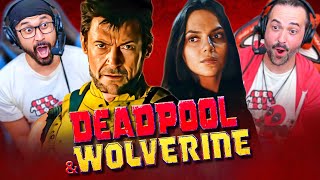 DEADPOOL amp WOLVERINE FINAL TRAILER REACTION Marvel Studios  X23  Deadpool 3 [upl. by Blodget]