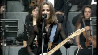 Sheryl Crow and Eric Clapton  quotRun Baby Runquot  Pavarotti and Friends  1996  live [upl. by Aldrich]