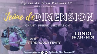 EN DIRECT  Jeûne de Dimension  Église de Dieu Delmas 17  Lundi 11 Décembre 2023 [upl. by Aikit]