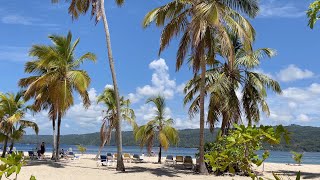 Visit of Bacardi Island on Samana Bay  Cayo Levantado  Trip to Punta Cana Dominican Republic 2021 [upl. by Ellerahs]