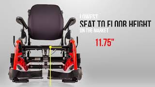 SeatToFloor Caster Adjustments  Tilt Wheelchair Capella [upl. by Herates]