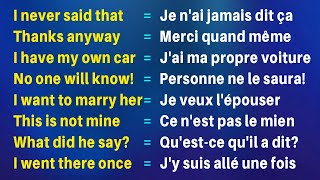 Parlez Anglais Comme un Natif avec Seulement 300 Phrases [upl. by Tnirb535]