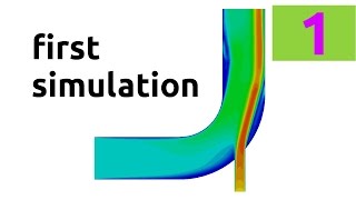 How to run your first simulation in OpenFOAM®  Part 1  tutorial download link to msh files below [upl. by Aihcropal]