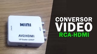 converta seu sinal HDMI para RCA ou RCA para HDMI [upl. by Serrano998]