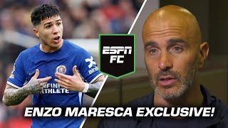 Enzo didnt have bad intentions Enzo Maresca EXCLUSIVE BIG SEASON ahead for Chelsea  ESPN FC [upl. by Kitarp]