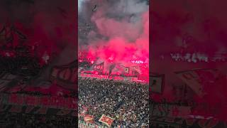 LA CURVA SUD MILANO ACCENDE SAN SIRO 🔴⚫️🔥 [upl. by Ardeha630]