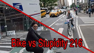 Bike vs Stupidity 216 😡 [upl. by Wini]