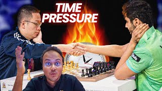 Wei Yi vs Vidit Gujrathi  A tale of time pressure  Global Chess League [upl. by Ykcaj269]