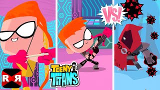 Teeny Titans  Speedy amp Red Arrow VS The Hooded Hood  iOS  Android Gameplay Video [upl. by Portia]