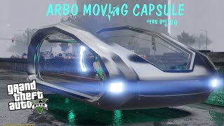 HOW TO INSTALL ARBO MOVING CAPSULE FUTURE CAR  GTA V MODS EPISODE 47 [upl. by Asha]