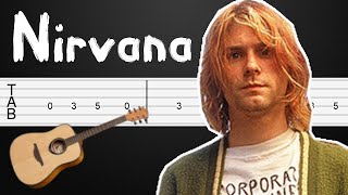 Pennyroyal Tea  Nirvana Guitar Tutorial Guitar Tabs Guitar Lesson [upl. by Mccreary599]