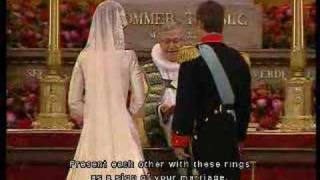 Frederik amp Mary of Denmarks Wedding Vows [upl. by Ocicnarf]