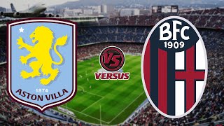 ASTON VILLA FC vs BOLOGNA FC  UEFA CHAMPIONS LEAGUE 202425 [upl. by Azil]