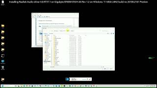 Realtek Audio driver 6097371 on Windows1123H2261002161PGBB760MDS3HAXrev12 [upl. by Laurella40]