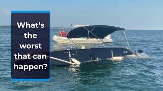 Can A Pontoon Boat Handle Rough Water [upl. by Knowling]