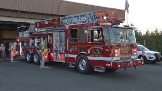 West HaverstrawNY Fire Department New 2021 KME Ladder 2399 [upl. by Australia]