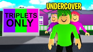 Grandma Wanted TRIPLETS ONLY We Went Undercover Roblox [upl. by Ahseenyt]