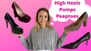 Pumps High Heels oder Peeptoes – Wo ist der Unterschied [upl. by Goldina]