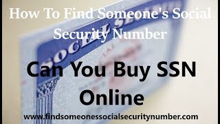 Can You Buy SSN Online What is Doxing Robocheck Ssndob Carding amp Fullz [upl. by Janaya499]