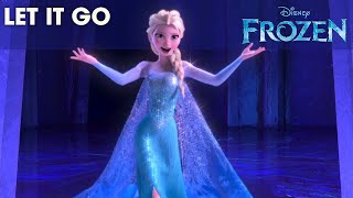 Disney Frozen  Let It Go Song with Lyrics [upl. by Osnerol869]