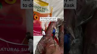 Foot Mask That Makes Skin Peel  Amazing Feet Transformation shorts feet peeling [upl. by Ennyl]