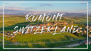 Switzerland  Romont city [upl. by Ahsiekram]