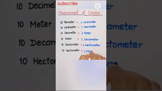 Measurement of length shortsvideo trendingshorts maths 📖 [upl. by Ettesyl]