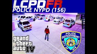 GTA 4 EFLC MOD LCPDFR RC32 POLICE PATROL NIGHT NYPD TME SQUARE BROADWAY CENTRAL PARK MANHATTAN [upl. by Yousuf]