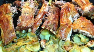 COSTILLAR DE CORDERO AL HORNO  Receta [upl. by Drofkcor]