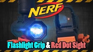 Nerf Rival Flashlight Grip amp Red Dot Sight from Hasbro [upl. by Nesaj]