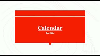 Calendar for Kids  CBSE Class 2  What is calendar  Learn about Calendar  Importance of Calendar [upl. by Katya982]