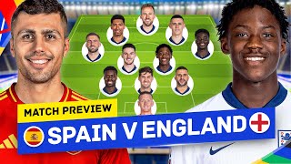 Can Mainoo Out Duel Rodri EURO 2024 FINAL Spain vs England Tactical Preview [upl. by Willman]