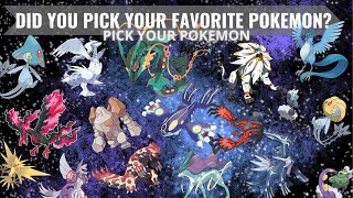 Legendary Pokemon Battle Which Pokémon Will YOU Choose [upl. by Razid]