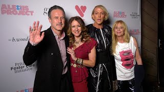 David Arquette Joely Fisher Derek Warburton Rosanna Arquette attend the Alexis Project fundraiser [upl. by Yntruoc720]