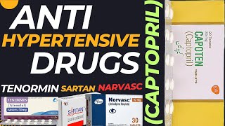 Antihypertensive Drugs  Captopril [upl. by Tades975]