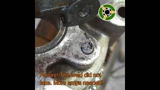 Remove a brokensheared bolt or screw or stud with a welded tab [upl. by Ainegue]