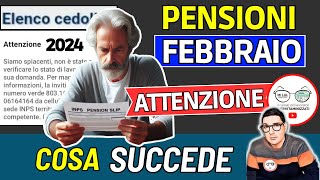 INPS⚠️ PENSIONI FEBBRAIO 2024 ➡ CEDOLINI e DETTAGLIO BLOCCATI con NOVITà AUMENTI NETTI quando [upl. by Francis]