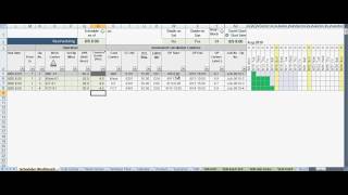Scheduler123 Part A  Excelbased Production Scheduling System [upl. by Hillie]