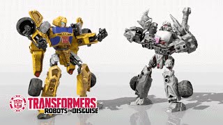 Transformers ConstructBots  Switcheroo  Transformers Official [upl. by Gavan274]