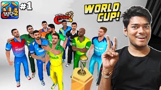 THE WORLD CUP BEGINS🌍🏆  WCC2 Worldcup Gameplay 1 [upl. by Burrell]