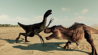 Therizinosaurus vs Tarbosaurus [upl. by Cutcheon729]