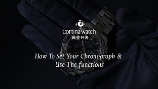 How To Set Your Chronograph amp Use The functions [upl. by Inesita]