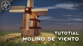 Minecraft Como construir un Molino de Viento  Reverso 85 [upl. by Aihsoek134]