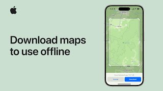 How to download maps to use offline on iPhone and iPad  Apple Support [upl. by Neral956]