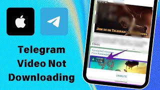 How to Fix Telegram Video Not Downloading Problem  Telegram Video Not Downloading Problem On iPhone [upl. by Yadsendew]