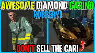 AWESOME New Diamond Casino ROBBERY For Salvage Yard In GTA 5 Online The Podium Robbery [upl. by Emory]