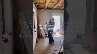 KINDERZIMMER renovieren dreamhouse diy hausbau sanierung sanierung underconstruction house [upl. by Cawley621]