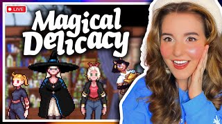 FIRST LOOK at Magical Delicacy a Cozy Witch Cooking Game✨ [upl. by Noleta]