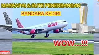 BANDARA KEDIRI TERBARU‼️ADA 8 RUTE PENERBANGAN SETELAH DI RESMIKAN PRESIDEN JOKO WIDODO⁉️ [upl. by Krueger565]